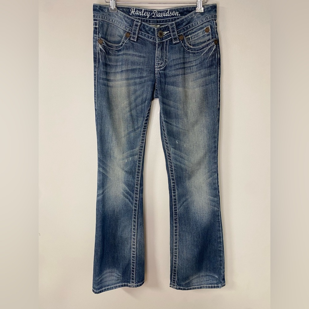 Harley Davidson Low Rise Flare Jeans‎